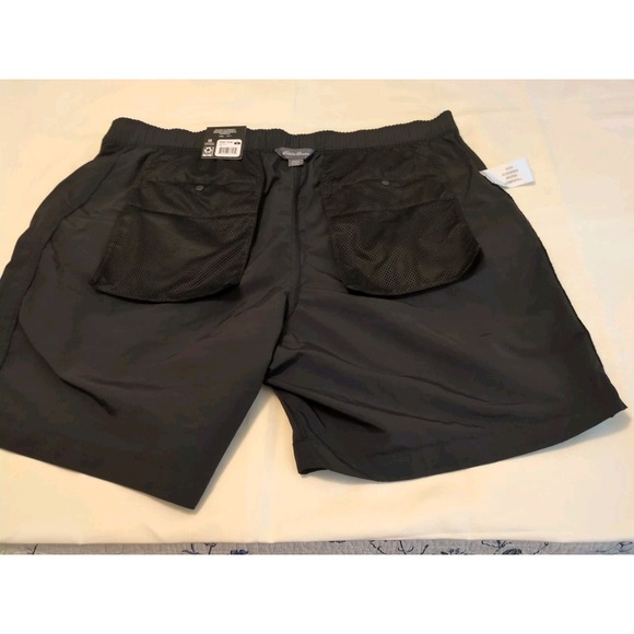 Eddie Bauer Ripstop Moisture Wicking  Elastic Waist Blk Shorts Size XL NEW W/Tag - Picture 9 of 11